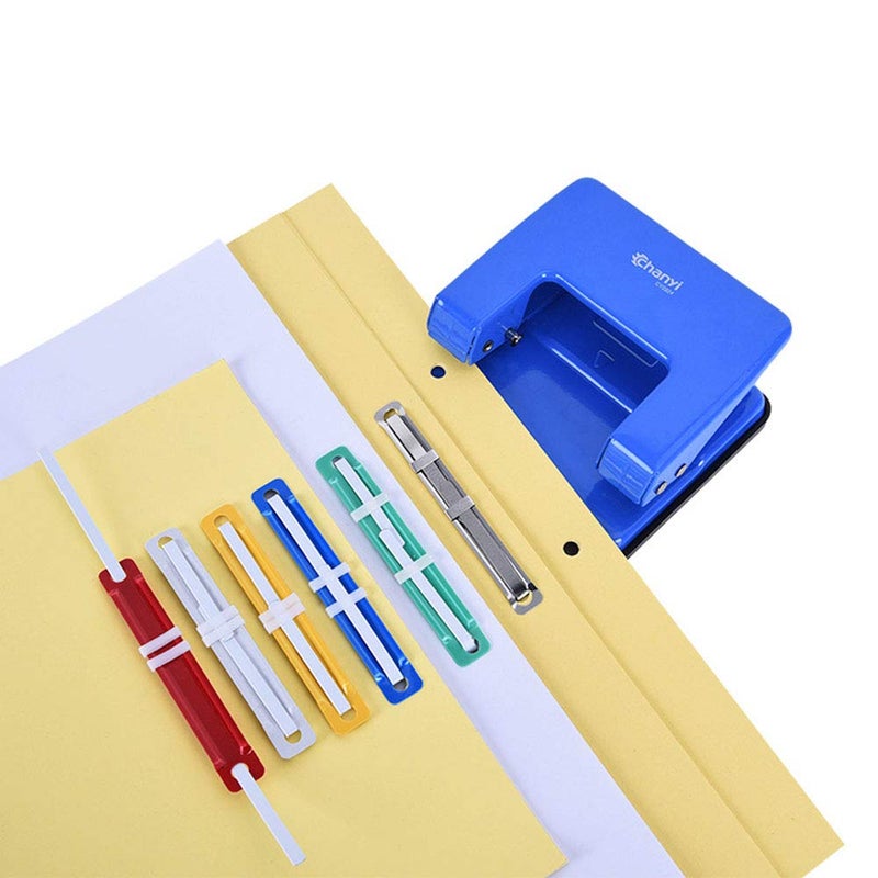 PZRT 10PCS 2 Holes Document Paper Fasteners Plastic Binding Rings Binder Clips Two-Piece Paper Fastener Office Equipment Practical - Image 3